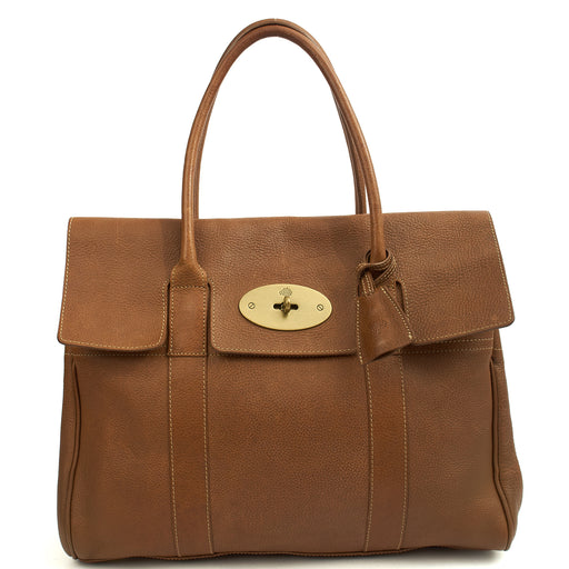 Picture of Mulberry Tote Bayswater Heritage in Oak, Calfskin Leather