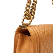 Picture of Chanel Shoulder Bag Boy - Medium in Metallic, Leather