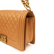 Picture of Chanel Shoulder Bag Boy - Medium in Metallic, Leather