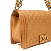 Picture of Chanel Shoulder Bag Boy - Medium in Metallic, Leather