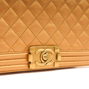 Picture of Chanel Shoulder Bag Boy - Medium in Metallic, Leather