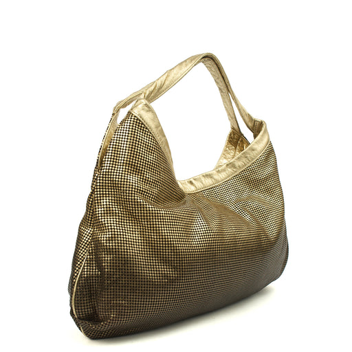 Picture of Chanel Tote Hobo in Metallic, Calfskin Leather
