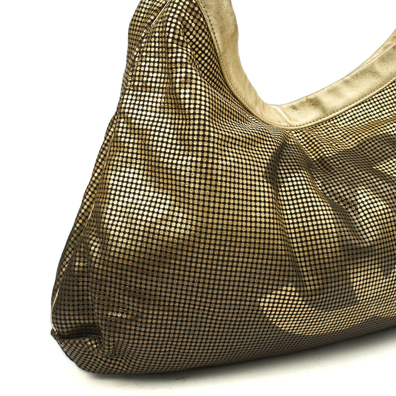 Picture of Chanel Tote Hobo in Metallic, Calfskin Leather