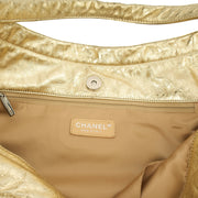 Picture of Chanel Tote Hobo in Metallic, Calfskin Leather