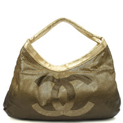 Picture of Chanel Tote Hobo in Metallic, Calfskin Leather