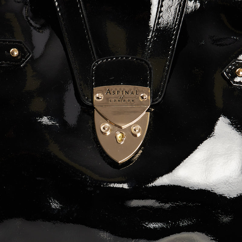 Picture of Aspinal of London Tote Berkeley in Black, Leather