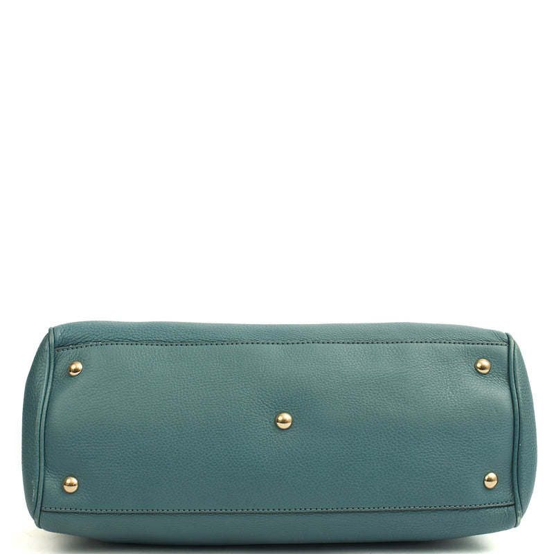 Picture of Gucci Tote Bamboo Shopper Tote - Medium in Blue, Leather