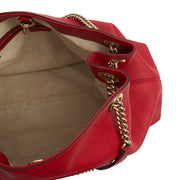Picture of Gucci Tote Soho Hobo in Red, Leather