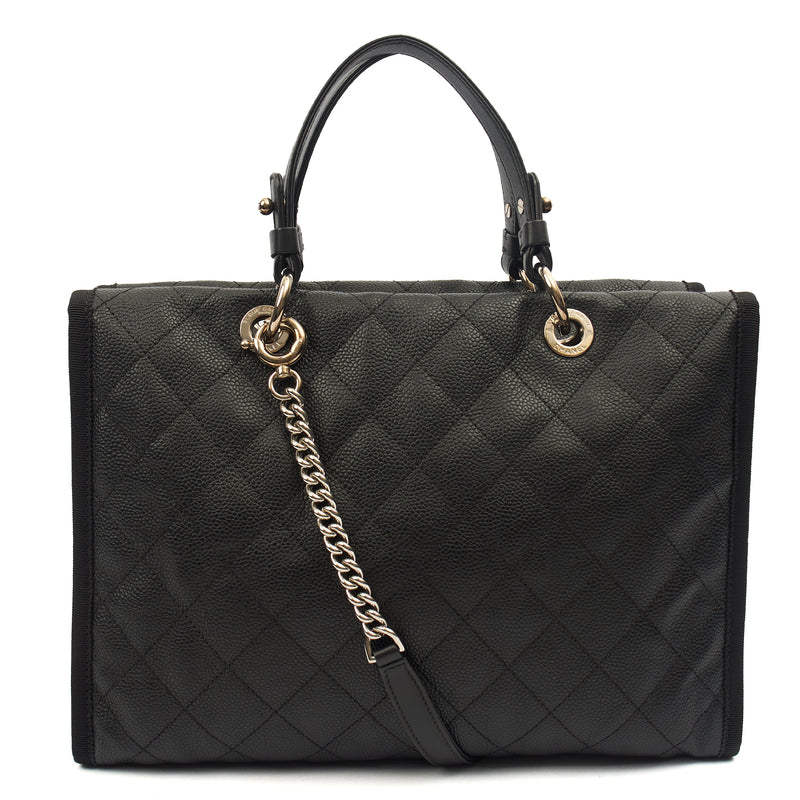 Picture of Chanel Tote Shopper Tote in Black, Caviar Leather