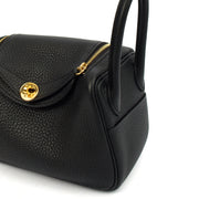 Picture of Hermes Mini Bag Lindy - Mini in Black, Clemence Leather