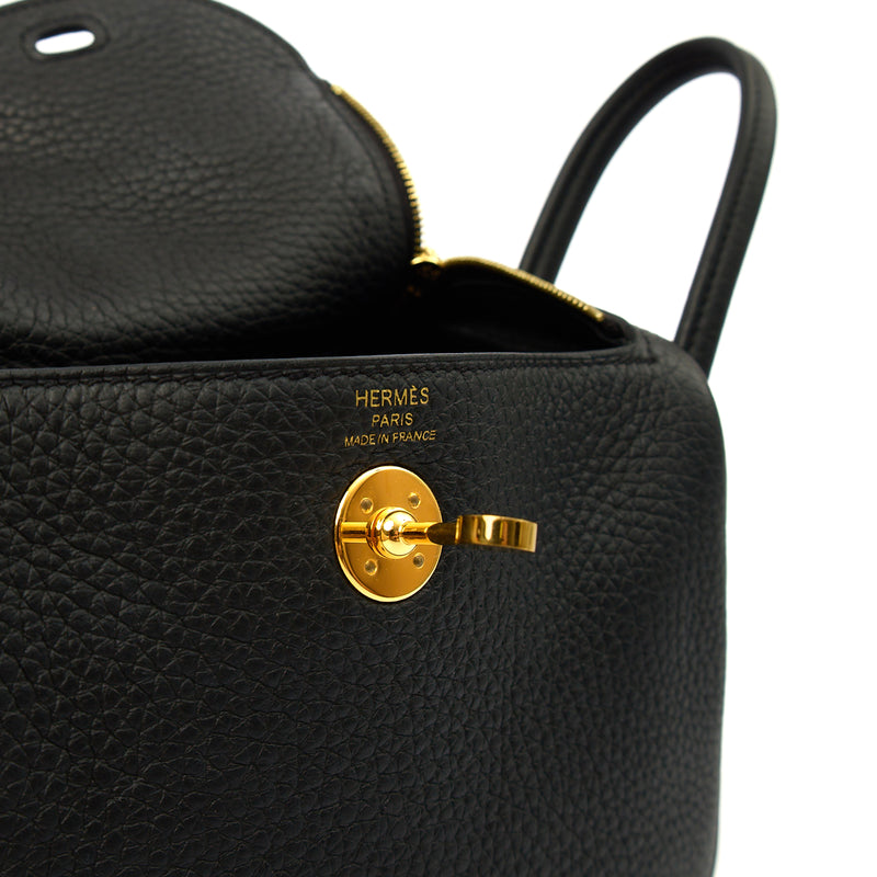 Picture of Hermes Mini Bag Lindy - Mini in Black, Clemence Leather