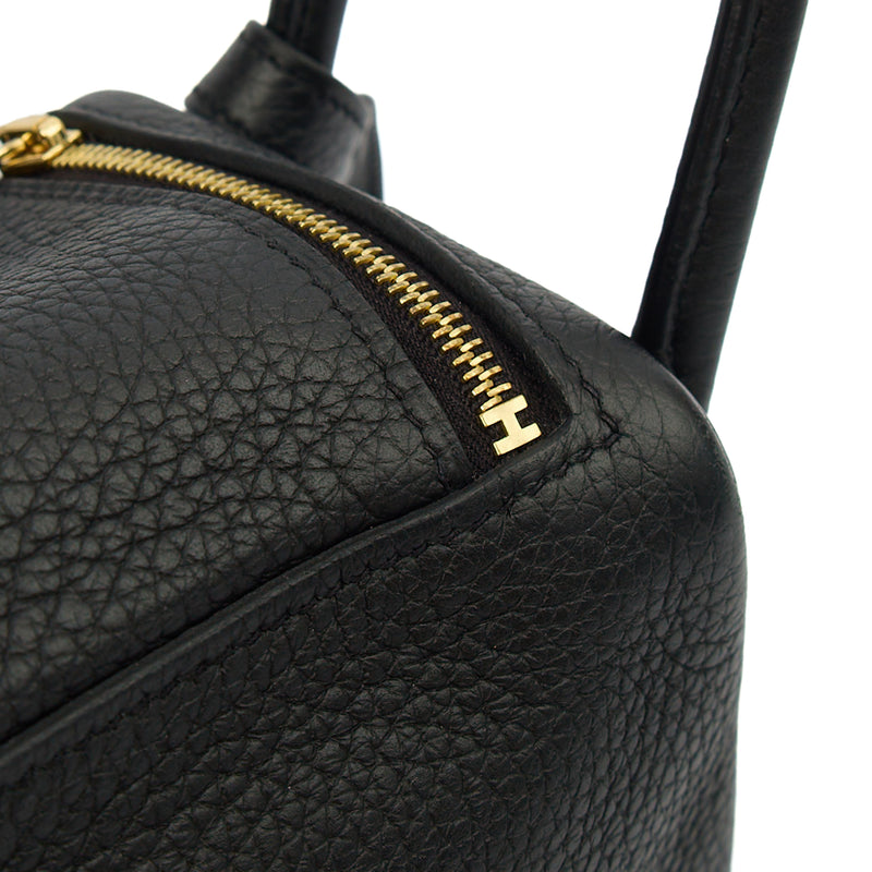 Picture of Hermes Mini Bag Lindy - Mini in Black, Clemence Leather