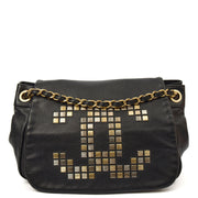 Picture of Chanel Shoulder Bag 3 Accordion Flap Bag in Black, Leather
