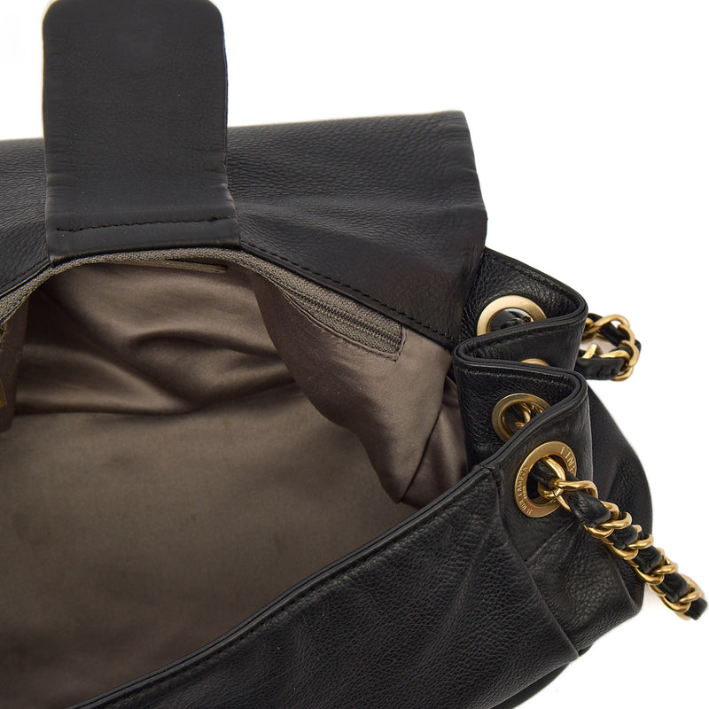 Picture of Chanel Shoulder Bag 3 Accordion Flap Bag in Black, Leather