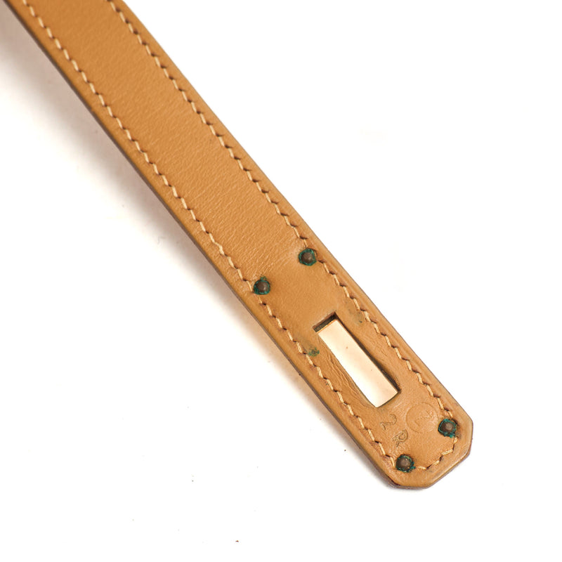Picture of Hermes Top Handle Kelly 32 in Blue, Fabric
