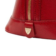 Picture of Aspinal of London Tote Hepburn Bag in Red, Leather