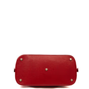 Picture of Aspinal of London Tote Hepburn Bag in Red, Leather
