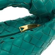 Picture of Bottega Veneta Mini Bag Jodie - Mini in Teal, Intrecciato Nappa