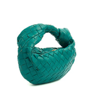 Picture of Bottega Veneta Mini Bag Jodie - Mini in Teal, Intrecciato Nappa