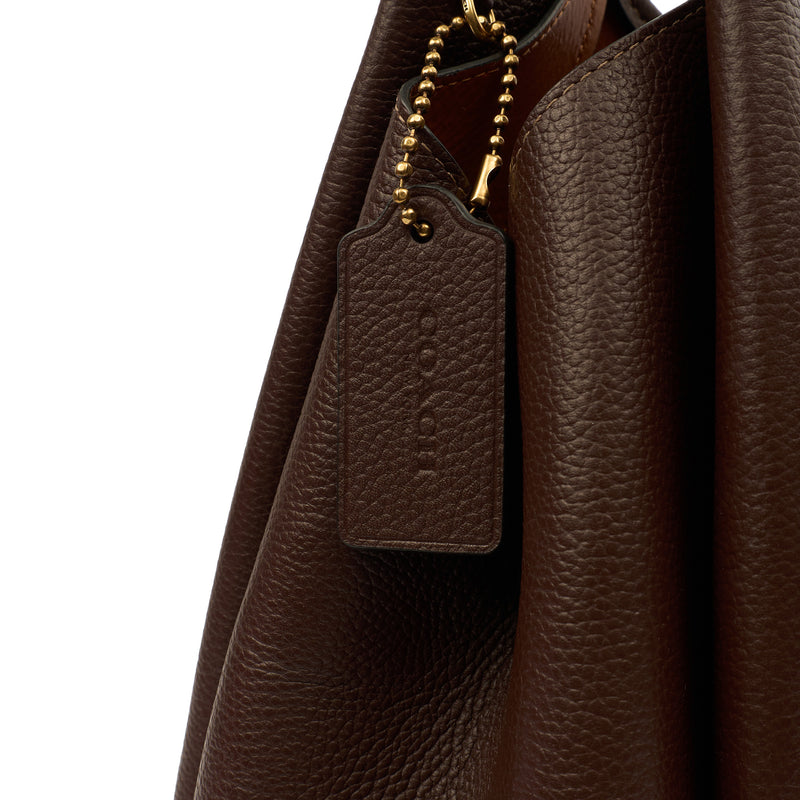 Picture of Coach Tote Lana Shoulder Bag in Maple, Leather