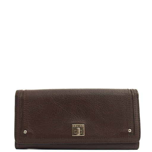 Picture of Celine Wallet Wallet in Brown, Box Calfskin