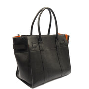 Picture of Mulberry Tote Zipped Bayswater in Black, Leather