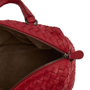 Picture of Bottega Veneta Mini Bag Boston Bag in Red, Intrecciato Nappa