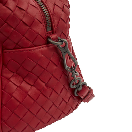 Picture of Bottega Veneta Mini Bag Boston Bag in Red, Intrecciato Nappa