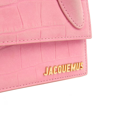 Picture of Jacquemus Top Handle Le Chiquito Long in Pink, Leather