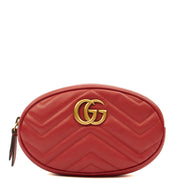 Picture of Gucci Cross Body Marmont Belt Bag in Red, Leather