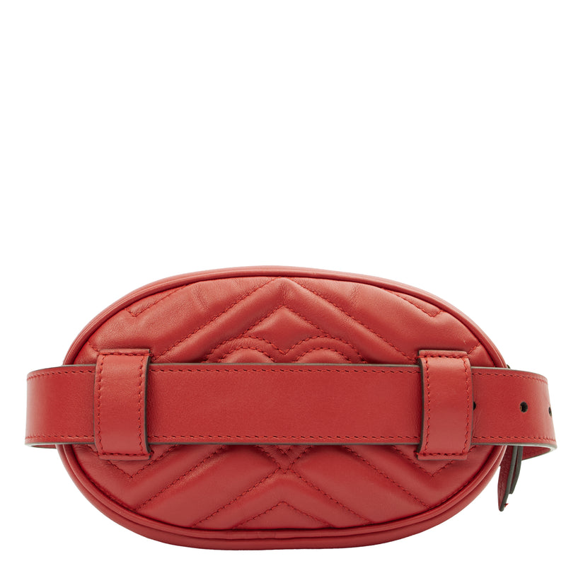 Picture of Gucci Cross Body Marmont Belt Bag in Red, Leather