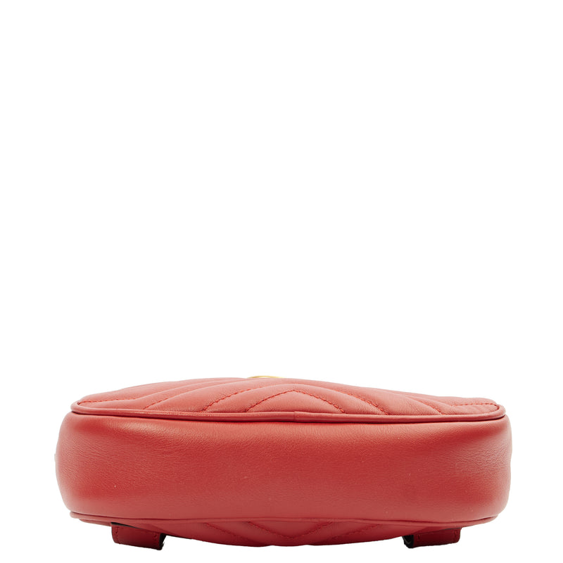 Picture of Gucci Cross Body Marmont Belt Bag in Red, Leather