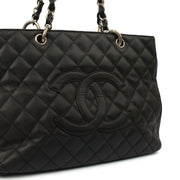 Picture of Chanel Tote Grand Shopping Tote in Black, Caviar Leather