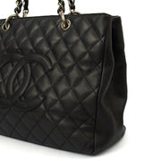 Picture of Chanel Tote Grand Shopping Tote in Black, Caviar Leather