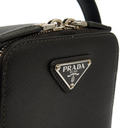 Picture of Prada Cross Body Brique - Small in Black, Saffiano Leather
