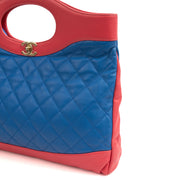 Picture of Chanel Tote 31 Large Shopping Tote in Pink, Calfskin Leather
