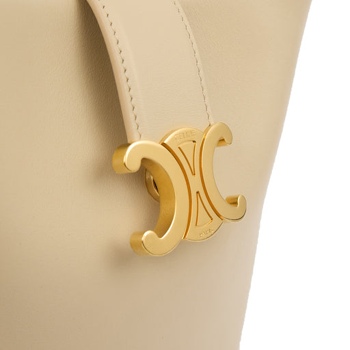 Picture of Celine Bucket Bag Sangle Bucket Bag in Cream, Leather