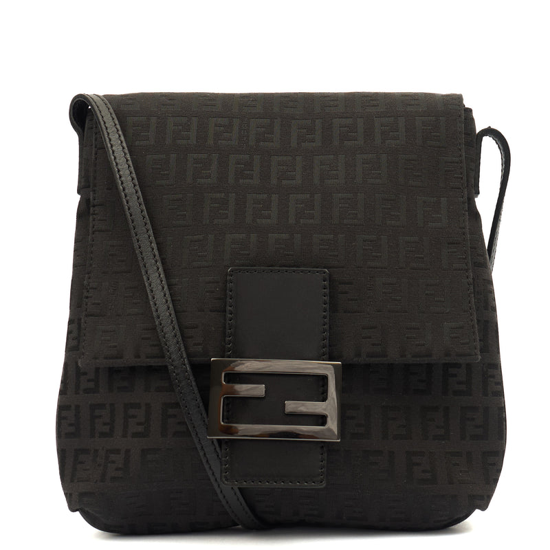 Picture of Fendi Cross Body Crossbody in Black, Canvas