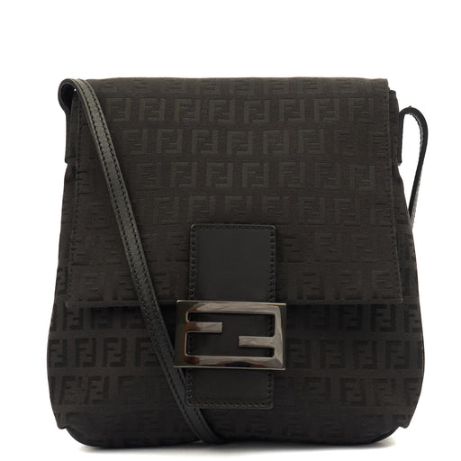 Picture of Fendi Cross Body Crossbody in Black, Canvas