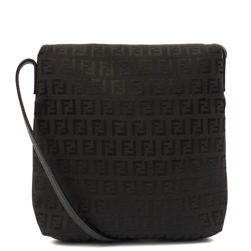 Picture of Fendi Cross Body Crossbody in Black, Canvas