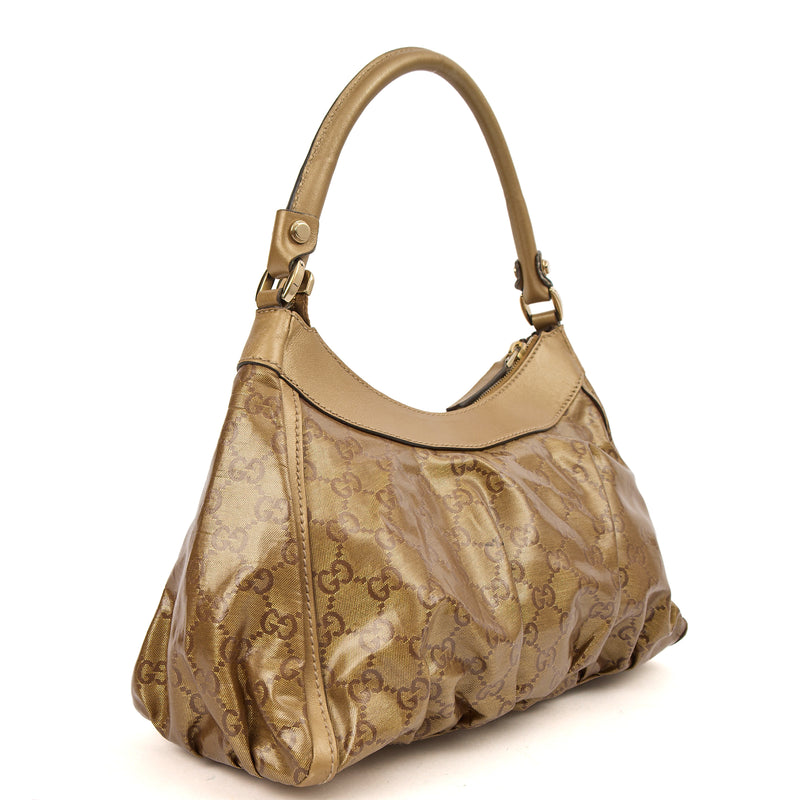 Picture of Gucci Shoulder Bag Abbey D-Ring Shoulder Bag in Metallic, Leather