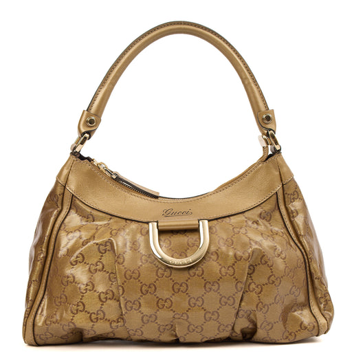 Picture of Gucci Shoulder Bag Abbey D-Ring Shoulder Bag in Metallic, Leather
