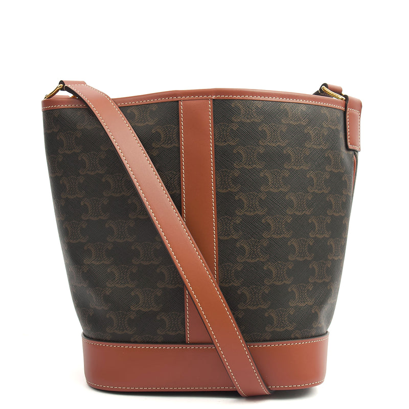 Picture of Celine Bucket Bag Bucket 16 in Bi Colour, Bullhide Calfskin