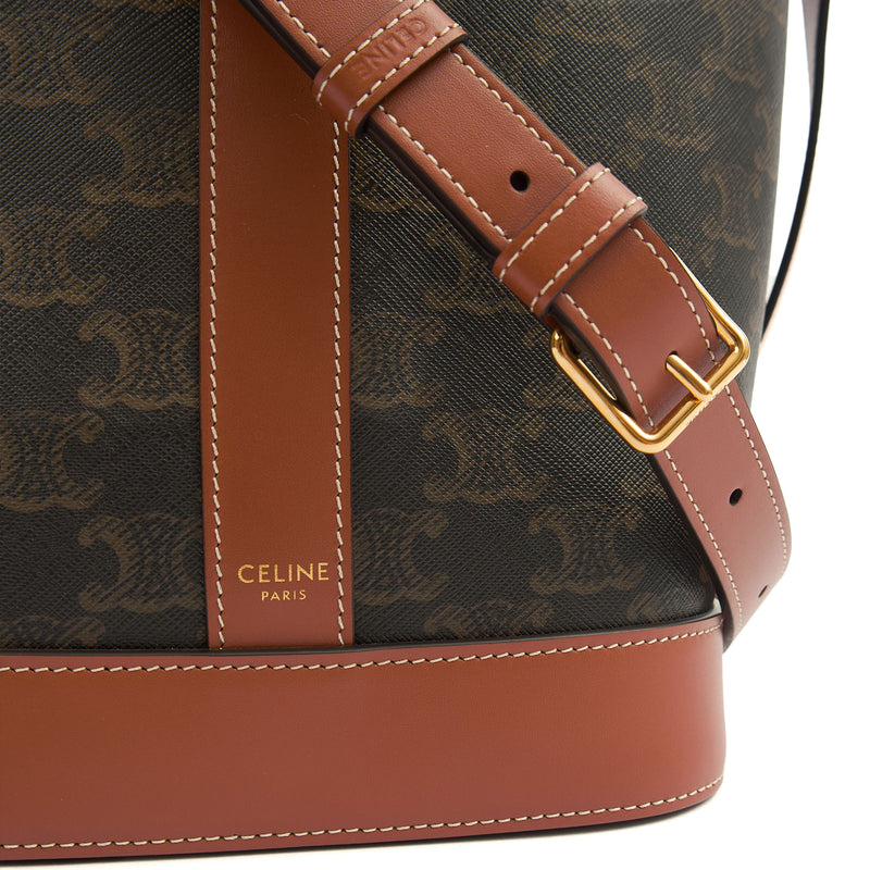 Picture of Celine Bucket Bag Bucket 16 in Bi Colour, Bullhide Calfskin