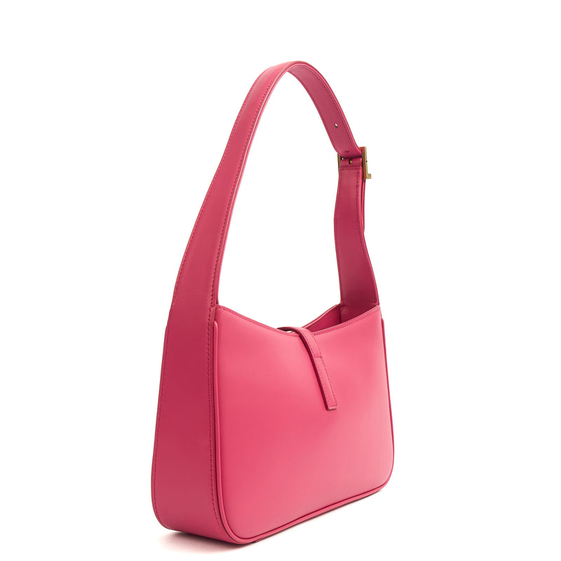 Picture of Saint Laurent Shoulder Bag Le 5 À 7 Hobo in Pink, Calfskin Leather