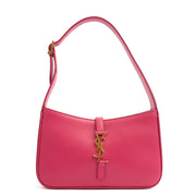 Picture of Saint Laurent Shoulder Bag Le 5 À 7 Hobo in Pink, Calfskin Leather