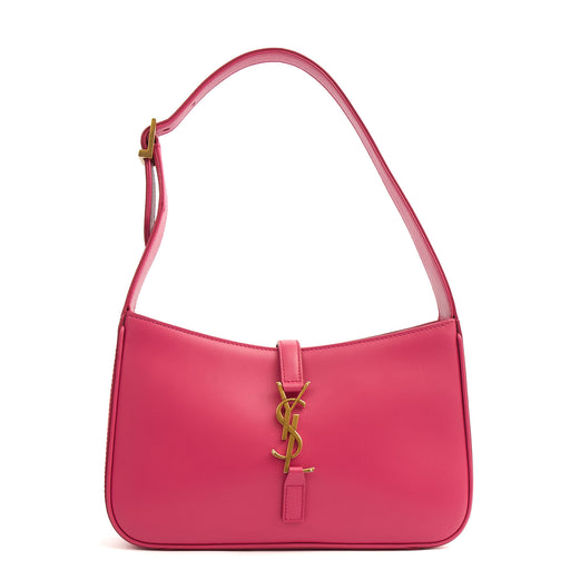 Picture of Saint Laurent Shoulder Bag Le 5 À 7 Hobo in Pink, Calfskin Leather