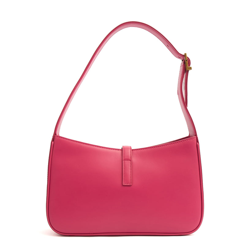 Picture of Saint Laurent Shoulder Bag Le 5 À 7 Hobo in Pink, Calfskin Leather