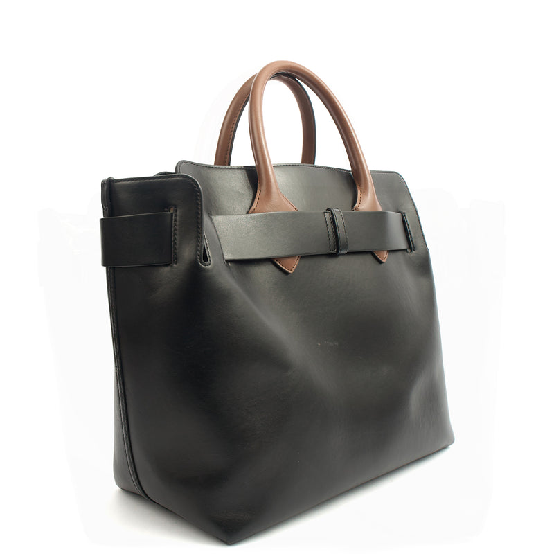 Picture of Burberry Tote Belt Bag - Medium in Black, Leather