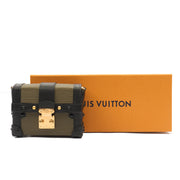 Picture of Louis Vuitton Mini Bag Petite Malle Chain in Green, Epi Leather